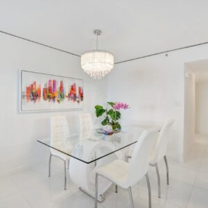 1023 Dining Area With Guest Bedroom Beyond